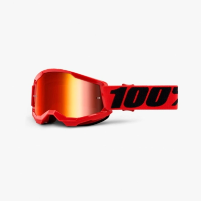STRATA 2 Youth-Ni&ntilde;o Goggle Red - Mirror Red Lens