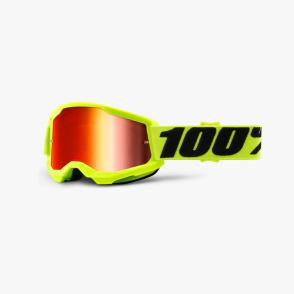 STRATA 2 Youth-Niño Goggle Yellow - Mirror Red