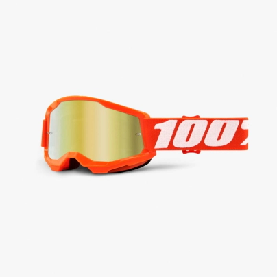 STRATA 2 Youth-Ni&ntilde;o Goggle Orange - Mirror Gold