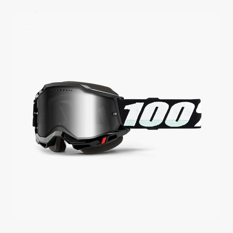 ACCURI 2 Snowmobile-Ski/Snowboard- Black - Mirror Silver Lens