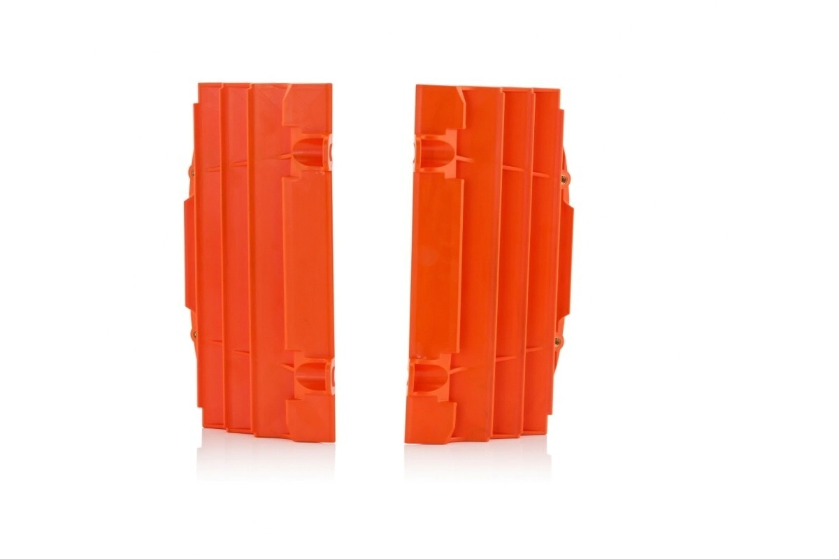 CUBRE RADIADOR KTM/HUSQ 16/19 UFO NARANJA