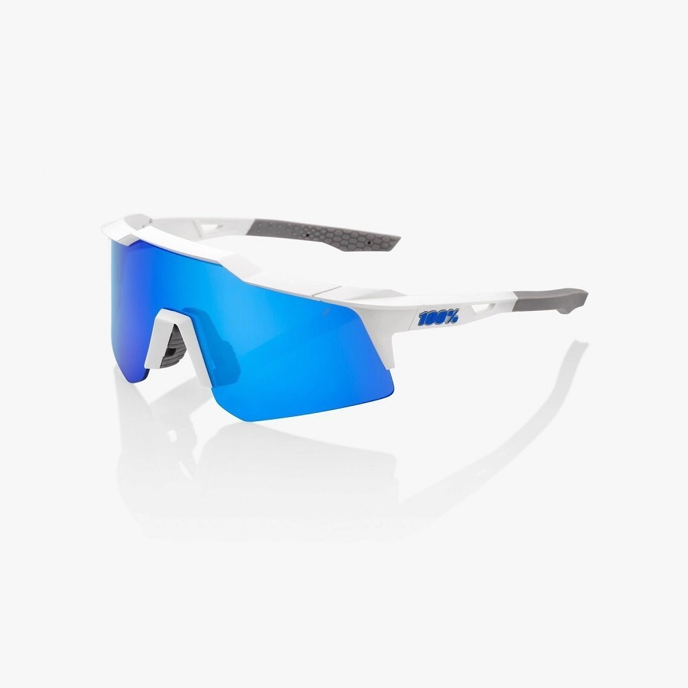 LENTES SPEEDCRAFT XS - Matte White - Blue Multilayer Mirror Lens