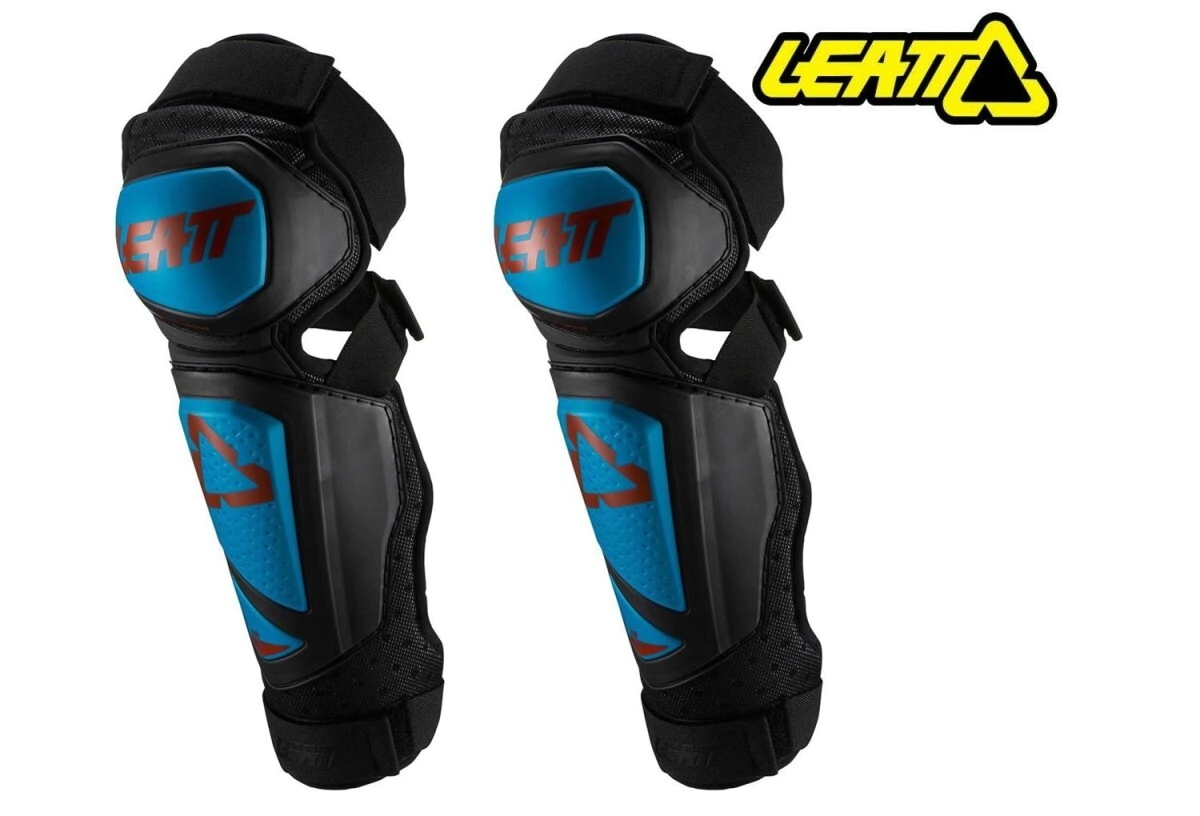 LEATT RODILLERA Y ESPINILLERA KNEE & SHIN GUARDS EXT FUEL/BLACK S/M