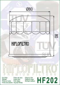 FILTRO ACEITE HIFLO VULCAN 750 91/00 VF 700/1000