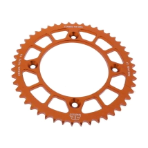 CORONA JT ALU KTM HUSQ 85 04/23 46D ALUMINIO NARANJA