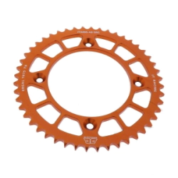CORONA JT ALU KTM HUSQ 85 04/23 46D ALUMINIO NARANJA
