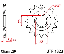 PI�ON JT CR 125 04/07 CRF 250 04/17 13D