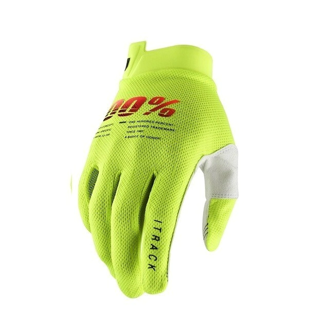 ITRACK Guante Fluo Yellow M 100%
