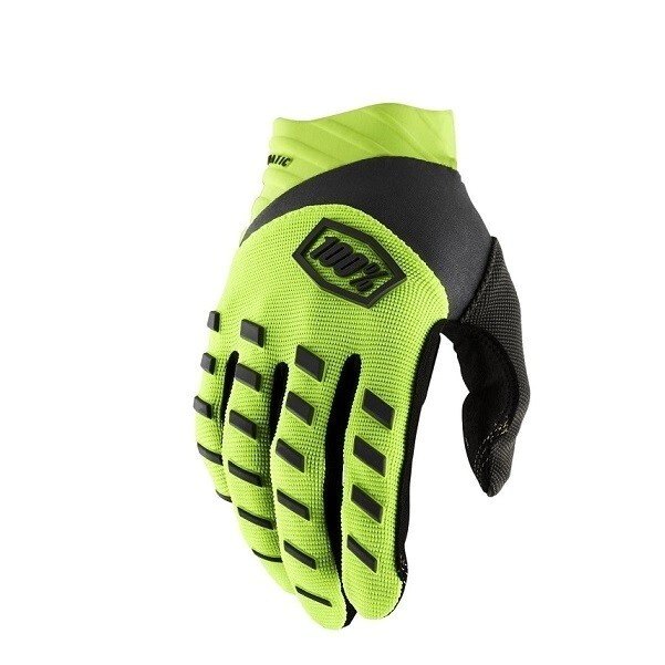 AIRMATIC Guante Fluo Yellow/Black M 100%