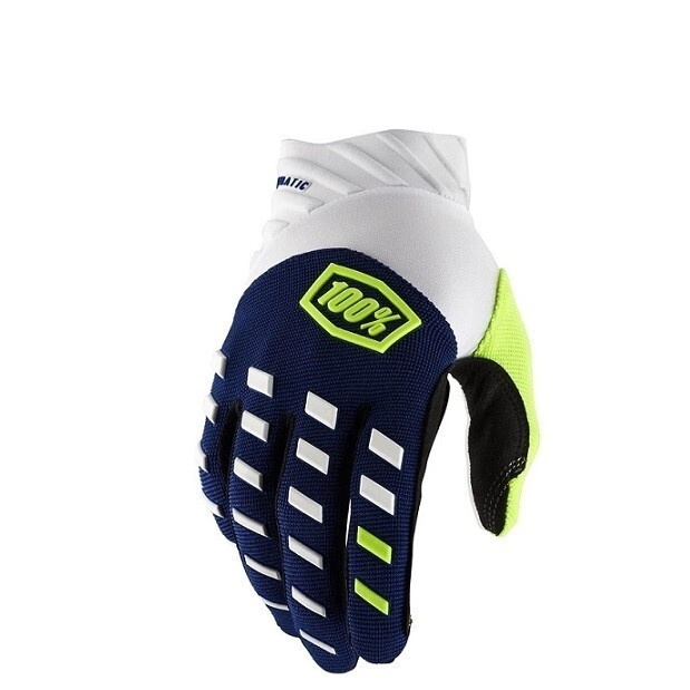 AIRMATIC Guante Navy/White M 100%