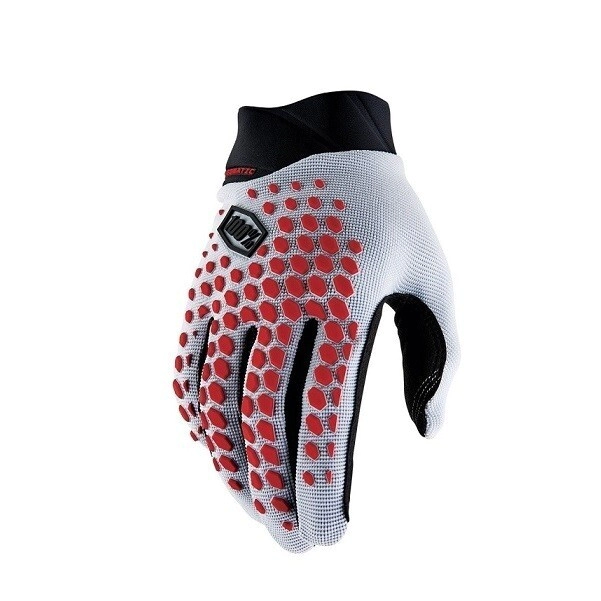 GEOMATIC Guante Grey/Racer Red XL 100%