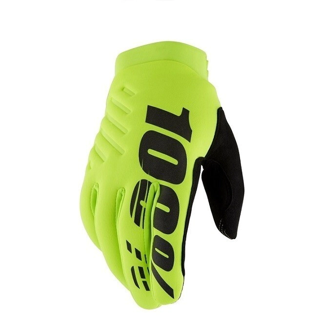 BRISKER Guante Fluo Yellow/Black L 100%