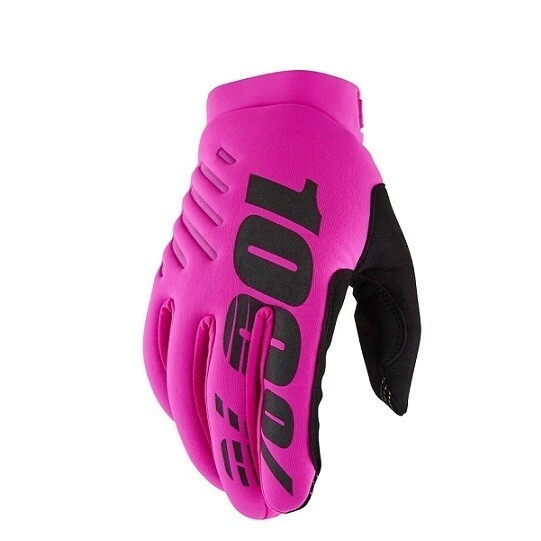 BRISKER Women's Guante Neon  Pink/Black XL 100%