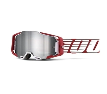 ARMEGA Goggle Oversized Deep Red - Mirror Silver Flash Lens