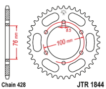 CORONA JT YAMAHA FZ 16 08/23 40D