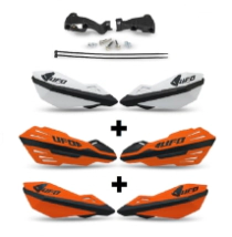 COMBO CUBRE PU&Ntilde;OS 14-22 KTM GAS GAS HUSQ NARANJA NARANJA NEGRO COMPLETO UFO