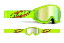 FMF POWERCORE YOUTH Goggle Core Yellow - Mirror Gold Lens - STRATA YOUTH