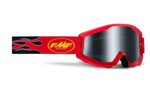 FMF POWERCORE SAND Goggle Flame Red - Smoke Lens - STRATA SAND
