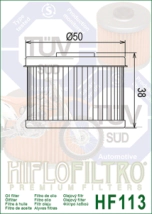 FILTRO ACEITE HIFLO TRX 300/400/450 20/24 FOREMAN CRF 125/250 19/25
