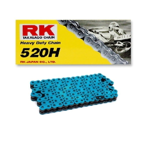 CADENA RK 520Hx120 NEON AZUL CLIP