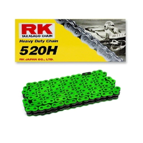 CADENA RK 520Hx120 NEON VERDE CLIP