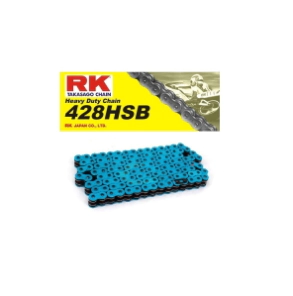CADENA RK 428Hx136 NEON AZUL CLIP
