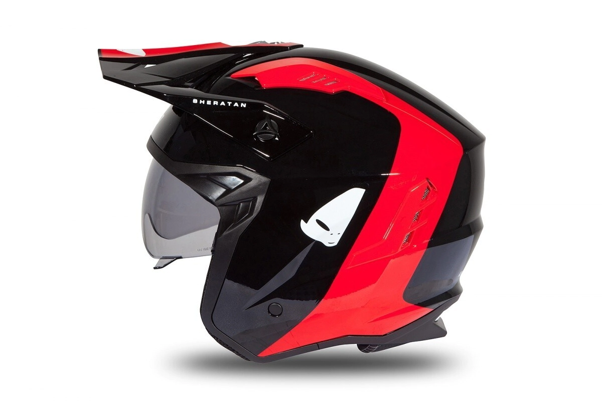 SHERATAN NEGRO Y ROJO BRILLANTE UFO JET L