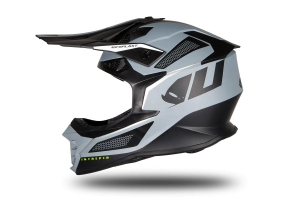 INTREPID NEGRO Y GRIS MATE UFO MOTOCROSS
