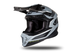 INTREPID NEGRO Y GRIS MATE UFO MOTOCROSS
