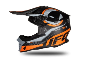 INTREPID NEGRO Y NARANJA MATE UFO MOTOCROSS
