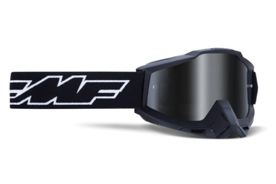 FMF POWERBOMB Goggle Rocket Black - Mirror Silver Lens - ACCURI