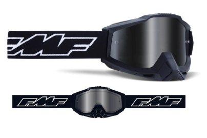 FMF POWERBOMB Goggle Rocket Black - Mirror Silver Lens - ACCURI