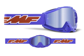 FMF POWERBOMB Goggle Rocket Blue - Mirror Blue Lens - ACCURI
