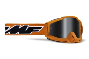 FMF POWERBOMB Goggle Rocket Orange - Mirror Silver Lens - ACCURI