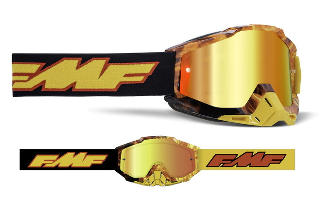 FMF POWERBOMB Goggle Spark - Mirror Red Lens - ACCURI