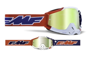 FMF POWERBOMB Goggle US of A Mirror True Gold + 2 Micas Surtida Free