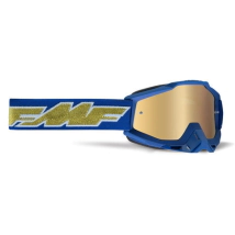FMF POWERBOMB Goggle Rocket Navy Gold Mirror True Gold + 2 Micas Surtida Free