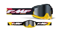 FMF POWERBOMB Goggle Speedway Mirror Silver + 2 Micas Surtida Free