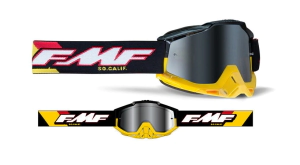 FMF POWERBOMB Goggle Speedway Mirror Silver + 2 Micas Surtida Free
