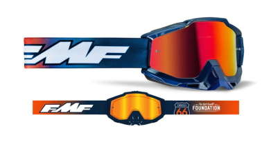 FMF POWERBOMB LE Goggle Caselli - Mirror Red Lens - ACCURI