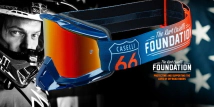 FMF POWERBOMB LE Goggle Caselli - Mirror Red Lens - ACCURI