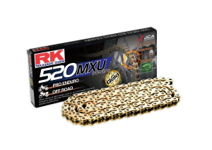 CADENA RK 520MXUx120 ULTRA LIVIANA UW RING DORADA CLIP