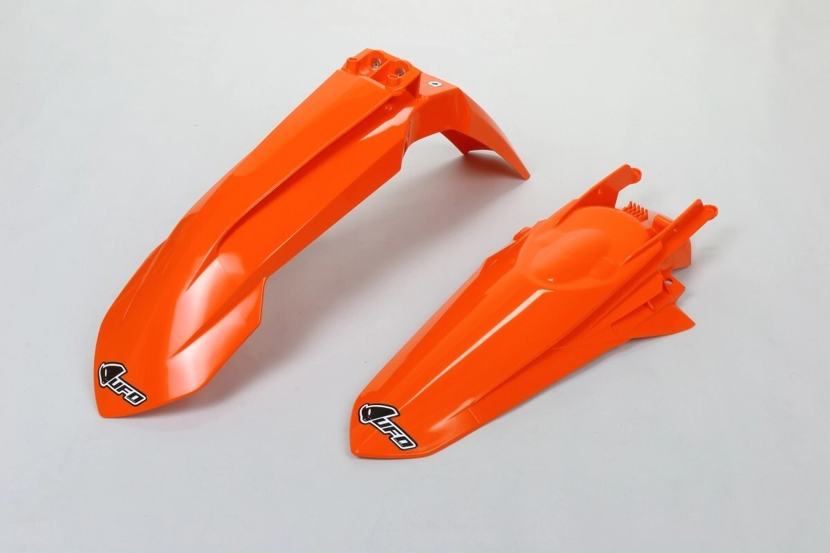 KIT GUARD DEL Y TRAS SX/F 125 A 450 19/22 UFO OEM NARANJA