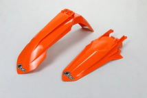 KIT GUARD DEL Y TRAS SX/F 125 A 450 19/22 UFO OEM NARANJA