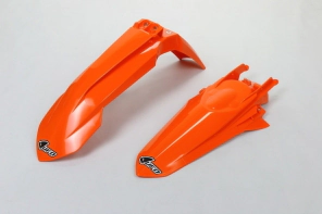 KIT GUARD DEL Y TRAS SX/F 125 A 450 19/22 UFO OEM NARANJA