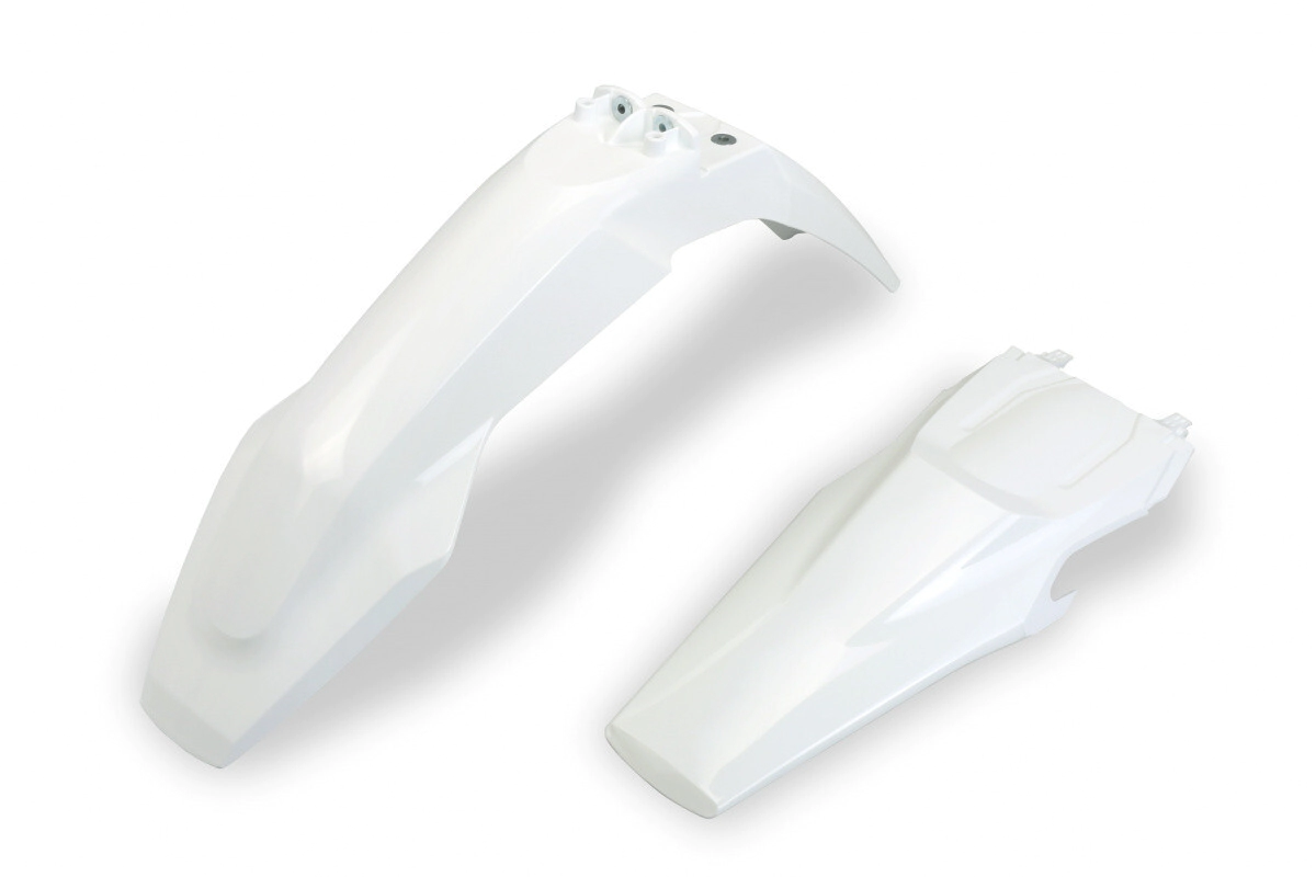 KIT GUARD DEL Y TRAS TC/FC 125 A 450 19/22 UFO OEM BLANCO