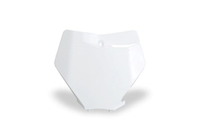 PORTA NUMERO SX/F 125 A 450 19/22 UFO BLANCO KTM