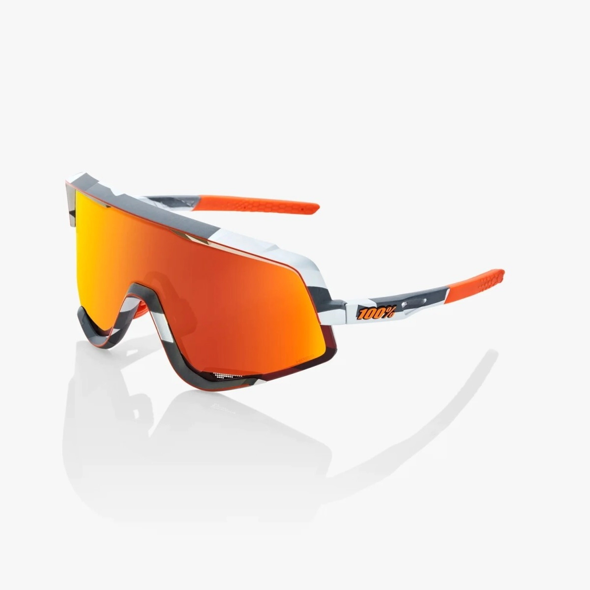 GLENDALE - Soft Tact Grey Camo - HiPER Red Multilayer Lens