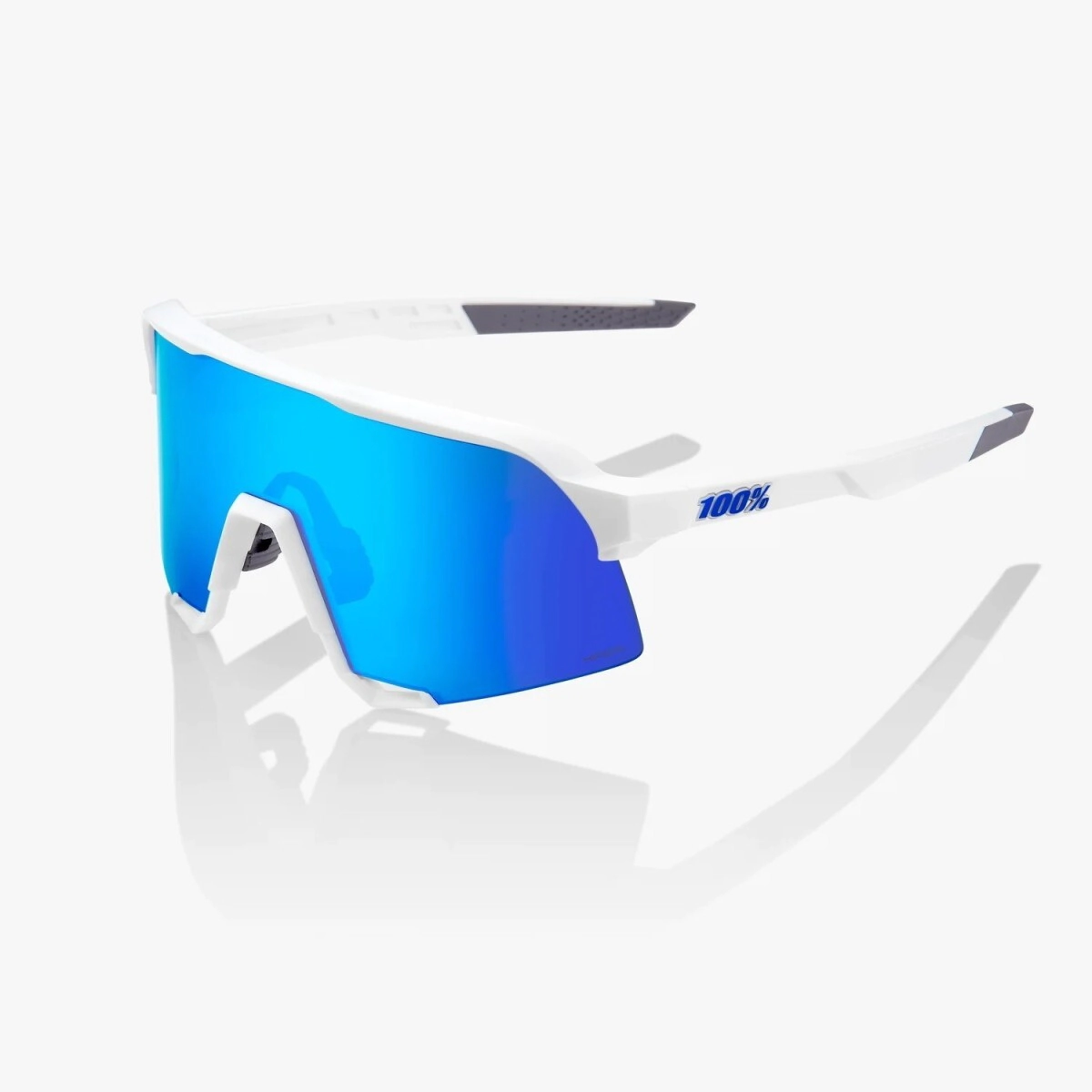 S3 - Matte White - HiPER Blue Multilayer Mirror Lens