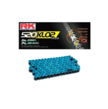CADENA RK 520KLO2x120 ORING NEON AZUL CLIP